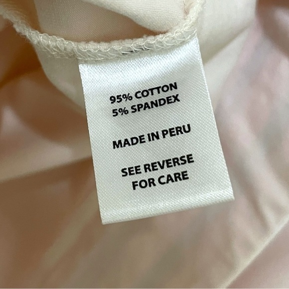 💜 Bundle Sale 3/$10 Spartina 3/4 Sleeve Top Front Tie Detail Embroidered, M - Picture 6 of 8